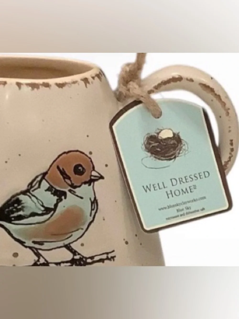 Spectrum Designz/Blue Sky Clayworks Stoneware Cream/Sugar Set